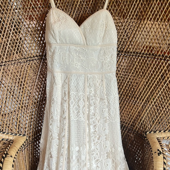 Solitaire Boho Lace Maxi Dress Size S - Picture 2 of 7